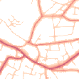 Daytime road noise heatmap for WA14 2PW
