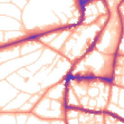 Daytime road noise heatmap for WA14 2QX