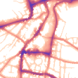 Daytime road noise heatmap for WA14 2WE