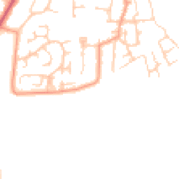 Daytime road noise heatmap for WA14 3BU