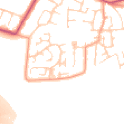 Daytime road noise heatmap for WA14 3DN