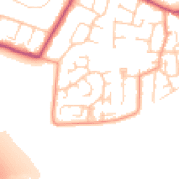 Daytime road noise heatmap for WA14 3FD