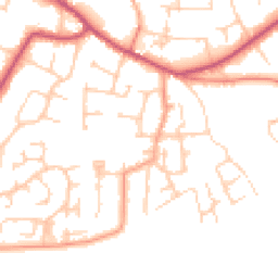 Daytime road noise heatmap for WA14 3GR