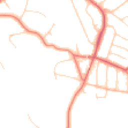 Daytime road noise heatmap for WA14 3HR