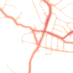 Daytime road noise heatmap for WA14 3HU