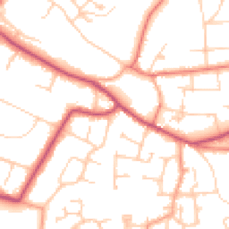 Daytime road noise heatmap for WA14 3LZ