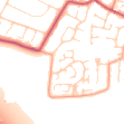Daytime road noise heatmap for WA14 3NE