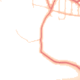 Daytime road noise heatmap for WA14 3PT