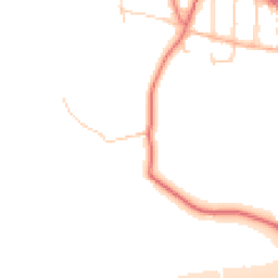 Daytime road noise heatmap for WA14 3PY