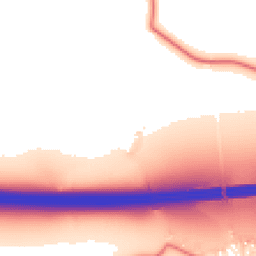 Daytime road noise heatmap for WA14 3QA