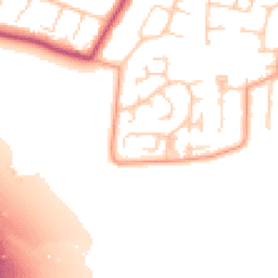 Daytime road noise heatmap for WA14 3QP