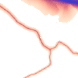 Daytime road noise heatmap for WA14 3QW
