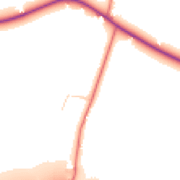 Daytime road noise heatmap for WA14 3RA