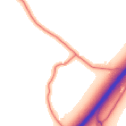 Daytime road noise heatmap for WA14 3RN