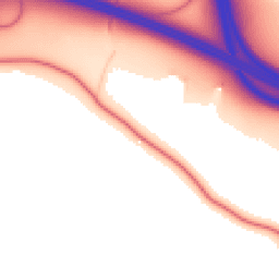 Daytime road noise heatmap for WA14 3SA