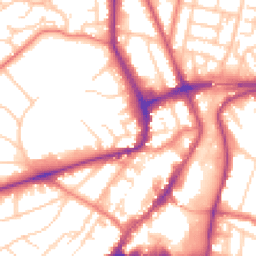 Daytime road noise heatmap for WA14 4DL