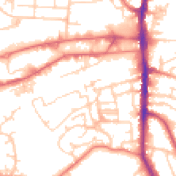 Daytime road noise heatmap for WA14 4FD