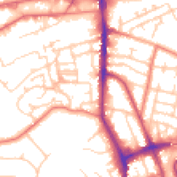 Daytime road noise heatmap for WA14 4HJ