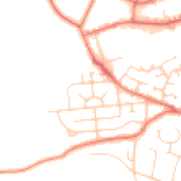 Daytime road noise heatmap for WA14 4JP