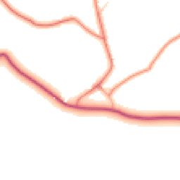 Daytime road noise heatmap for WA14 4SB