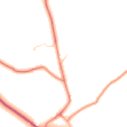 Daytime road noise heatmap for WA14 4SE