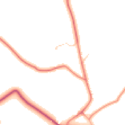 Daytime road noise heatmap for WA14 4SG