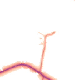 Daytime road noise heatmap for WA14 4TW