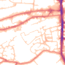 Daytime road noise heatmap for WA14 4YF