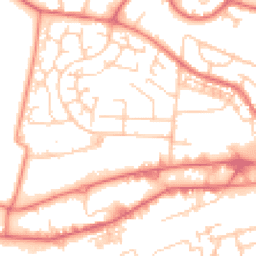 Daytime road noise heatmap for WA14 5HP