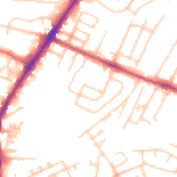 Daytime road noise heatmap for WA14 5QP