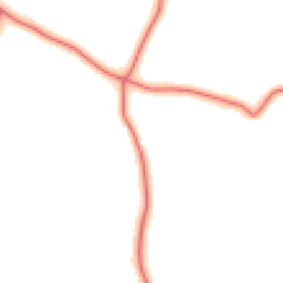 Daytime road noise heatmap for WA14 5RN