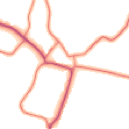 Daytime road noise heatmap for WA14 5RP