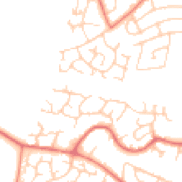 Daytime road noise heatmap for WA14 5UD
