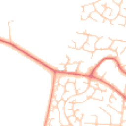 Daytime road noise heatmap for WA14 5UJ