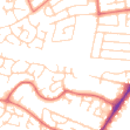 Daytime road noise heatmap for WA14 5WF