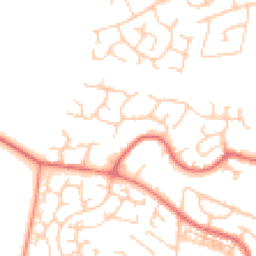 Daytime road noise heatmap for WA14 5YA
