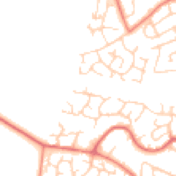 Daytime road noise heatmap for WA14 5YN