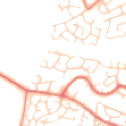 Daytime road noise heatmap for WA14 5YS