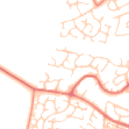 Daytime road noise heatmap for WA14 5ZN
