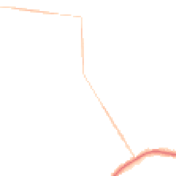 Night-time road noise heatmap for WA3 1BD