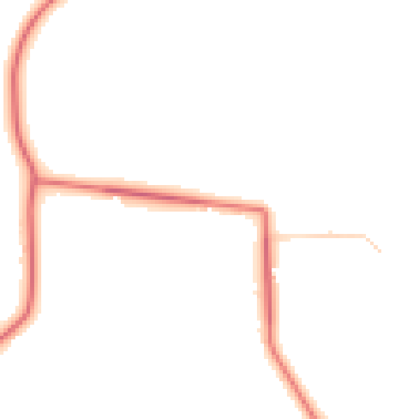 Daytime road noise heatmap for WA3 1BL