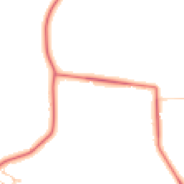 Daytime road noise heatmap for WA3 1BP
