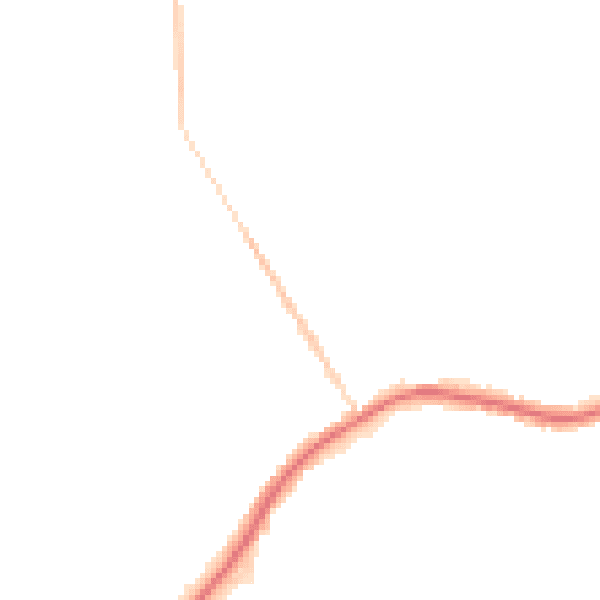 Night-time road noise heatmap for WA3 1DR