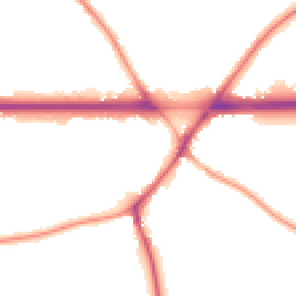 Night-time road noise heatmap for WA3 1HH
