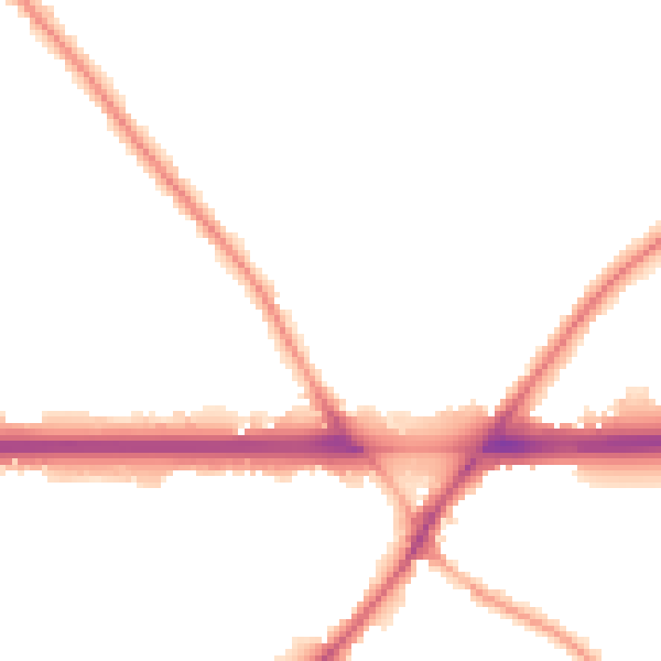 Night-time road noise heatmap for WA3 2NY