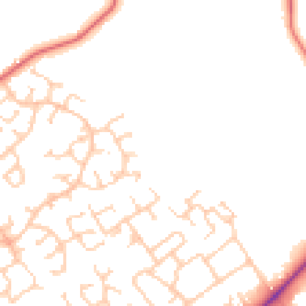 Daytime road noise heatmap for WA3 2UQ