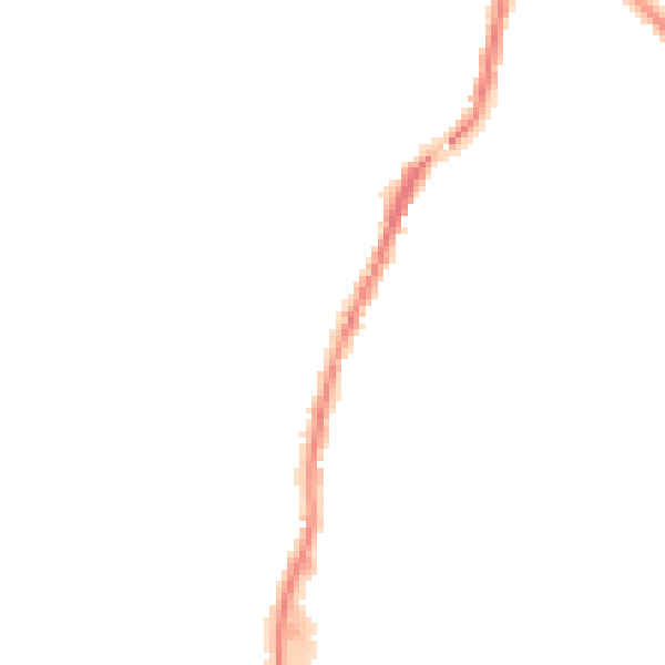 Night-time road noise heatmap for WA3 3BH