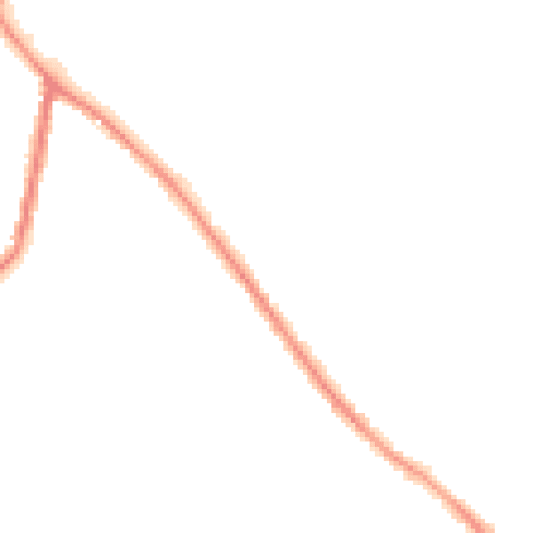 Night-time road noise heatmap for WA3 3ES