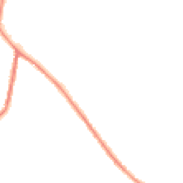 Night-time road noise heatmap for WA3 3EU