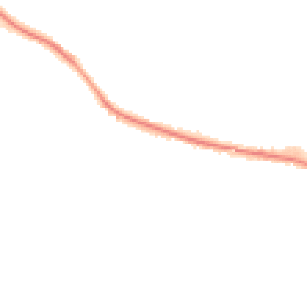Night-time road noise heatmap for WA3 3XG